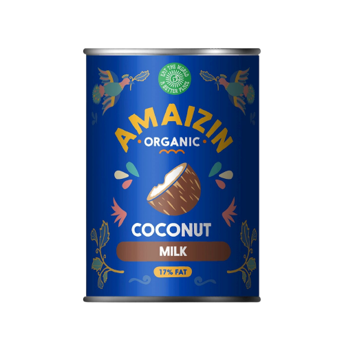 Kokosriekstu piens 17% AMAIZIN BIO 400ml